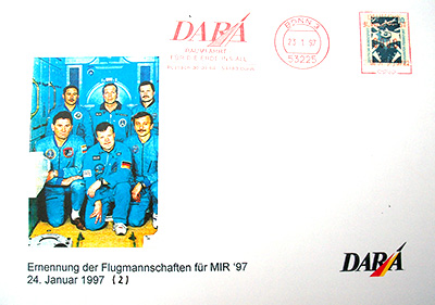 Ernennung der Flugmannschaften mit DARA Poststempel vom 23.01.1997